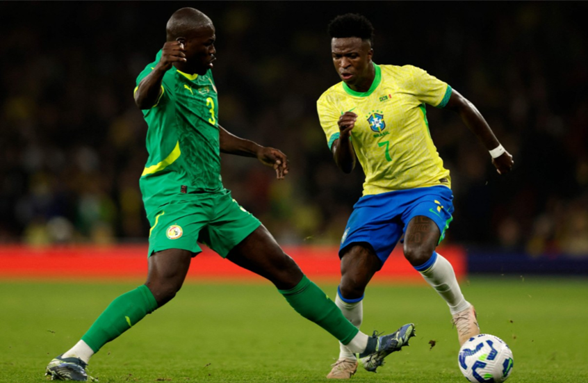 البرازيل تهزم السنغال 2-0 في مباراة ودية بلندن