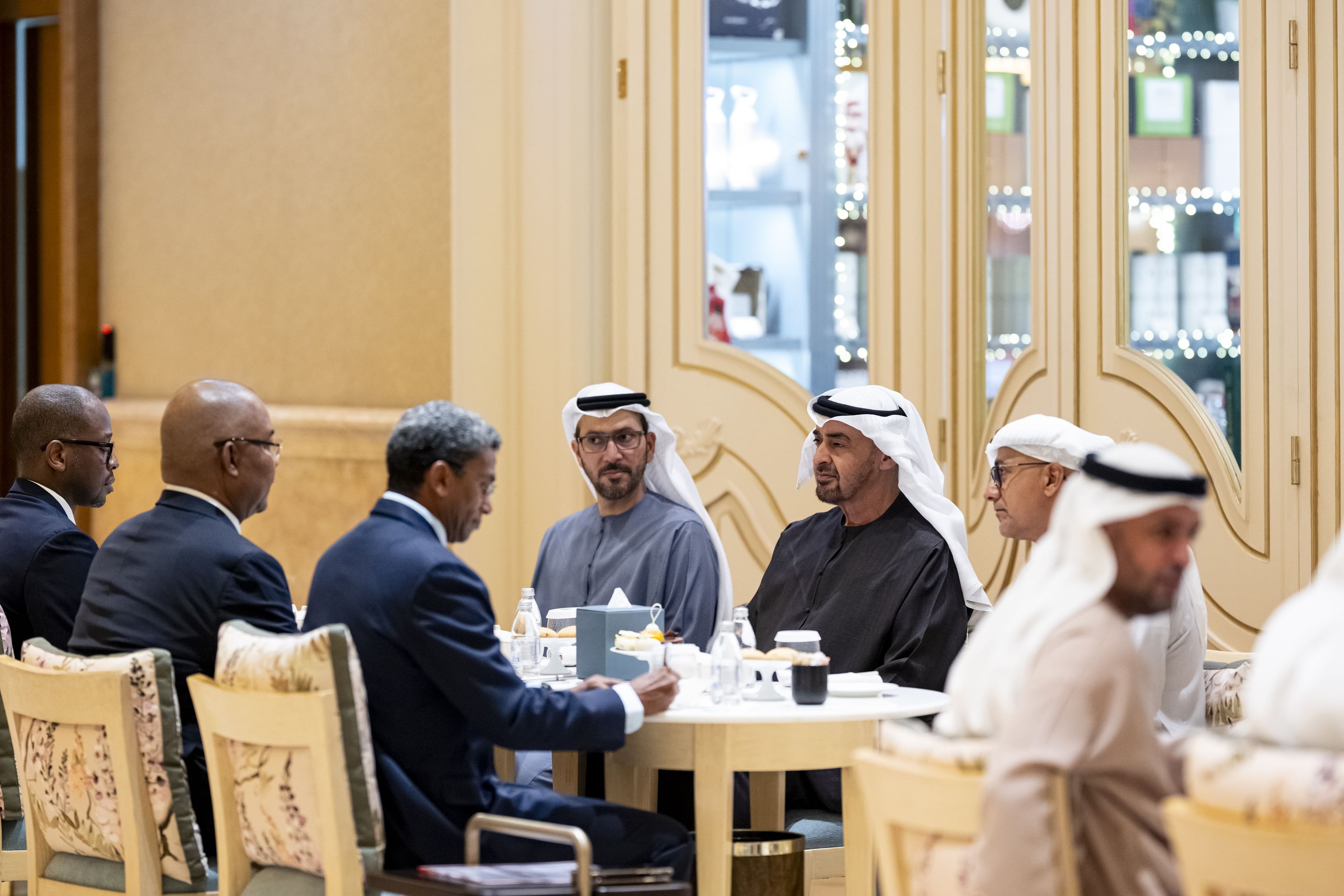 محمد بن زايد يستقبل رئيس سيشل ويبحثان تعزيز التعاون الثنائي