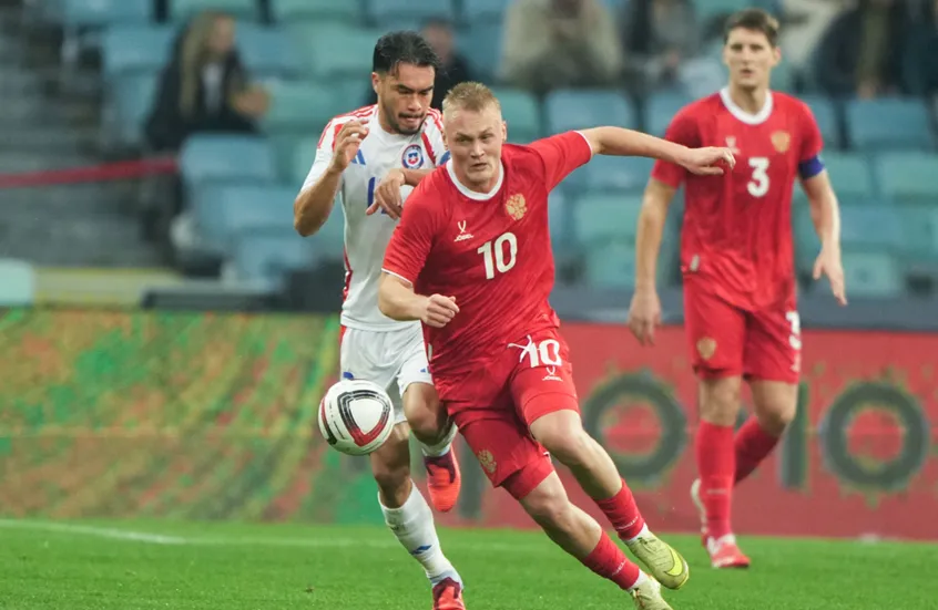 بعد 22 مباراة دون هزيمة.. روسيا تسقط أمام تشيلي وتفقد أطول سلسلة لاهزيمة منذ 2021