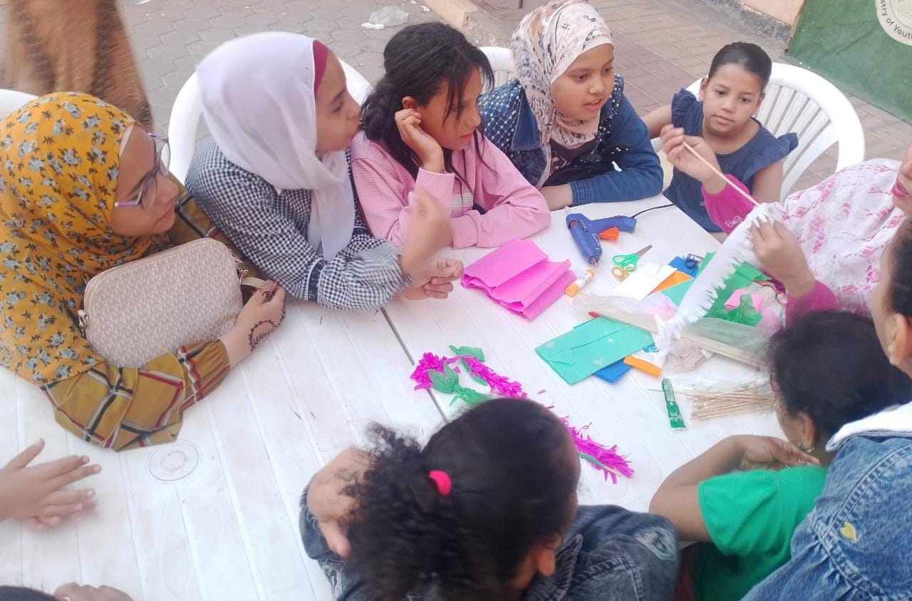 المشروع الثقافي للمناطق الآمنة يقدم أنشطة متنوعة للأطفال في مركز أهالينا