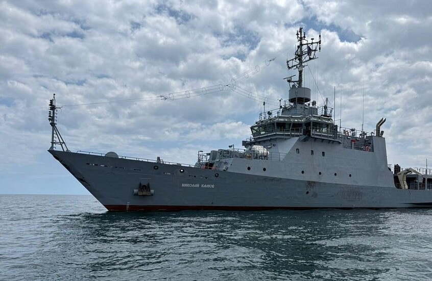 روسيا تبدأ اختبار سفينة عسكرية جديدة ضمن مشروع "14400"