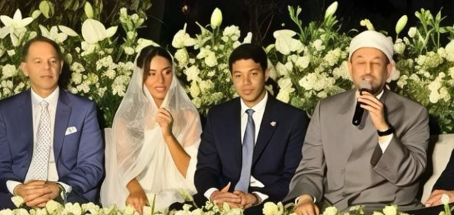 المخرج رامى إمام يحتفل بعقد قرآن نجله حفيد الزعيم
