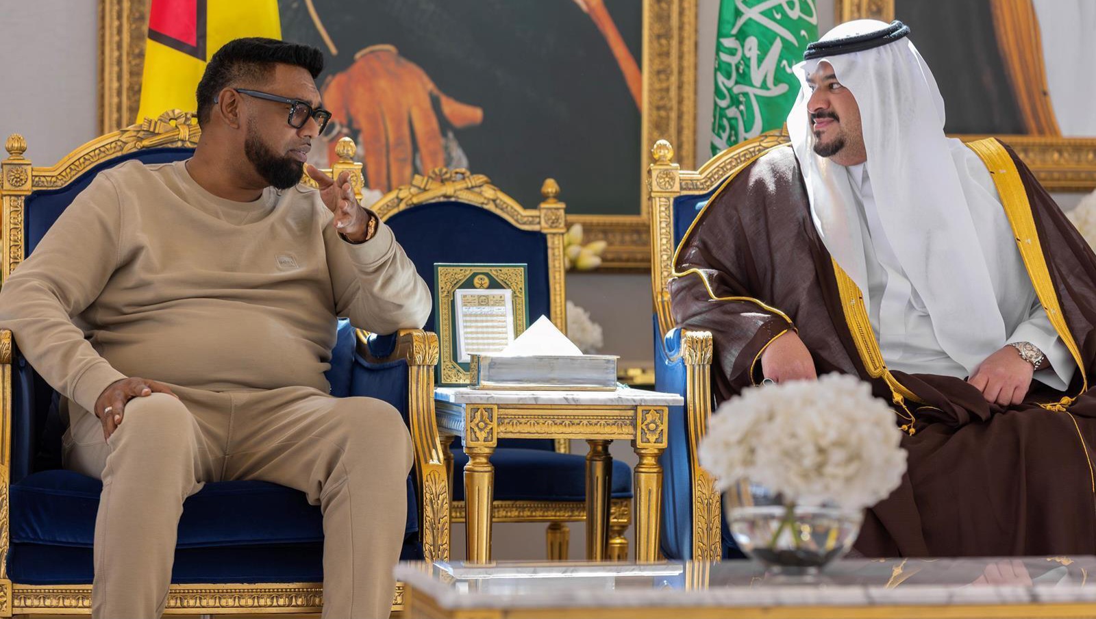 رئيس غويانا يصل الرياض للمشاركة في منتدى مستقبل الاستثمار