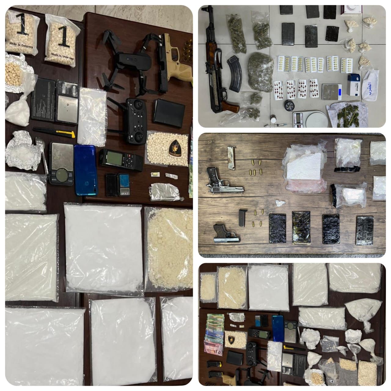 مكافحة المخدرات تُسقط 13 تاجرًا ومهرّبًا في 7 قضايا نوعية وتضبط كميات كبيرة من السموم