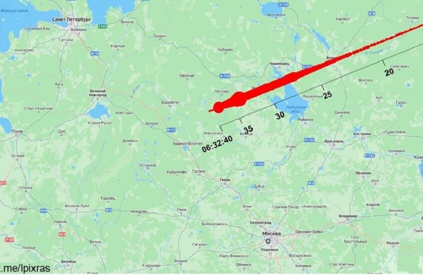 النيزك الغامض فوق موسكو.. العلماء يحددون مواقع سقوط الشظايا