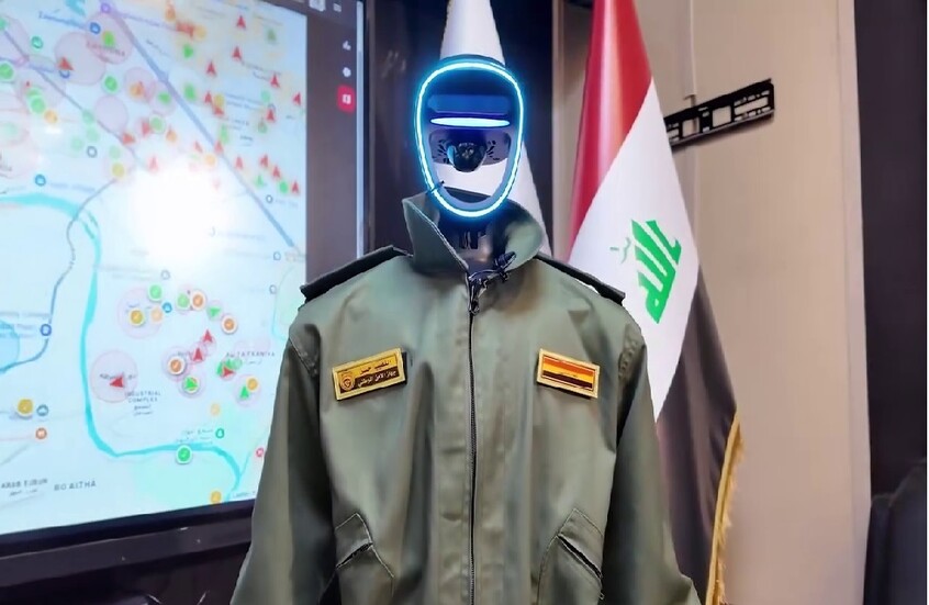 العراق يوظف "ضابط روبوت" بتقنيات الذكاء الاصطناعي لتأمين الانتخابات البرلمانية