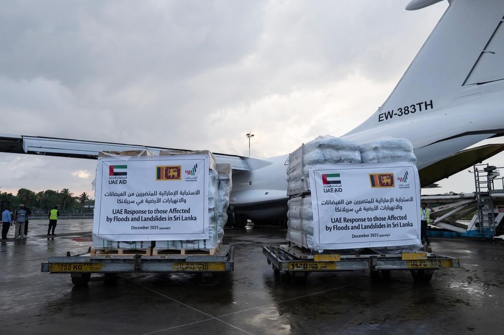 الإمارات ترسل الطائرة السابعة لدعم ضحايا الفيضانات في سريلانكا