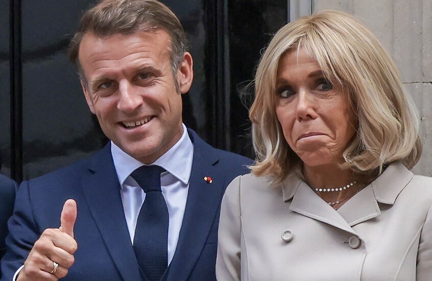 بريجيت ماكرون تصف ناشطات قاطعن عرض كوميدي بـ"الغبيات القذرات"