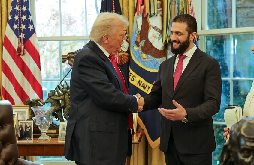 الشرع يبعث ببرقية تعزية إلى ترامب بعد مقتل جنود أمريكيين في تدمر