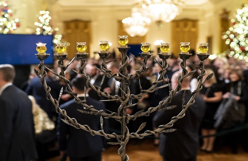 ترامب يقيم حفل استقبال رسمي بمناسبة عيد الأنوار (حانوكا) في البيت الأبيض