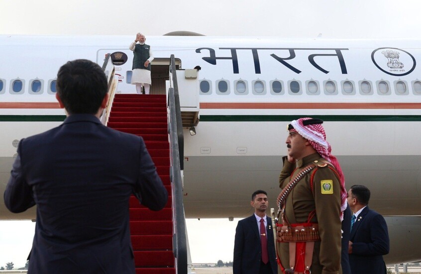 مودي يشيد بزيارته إلى الأردن ويؤكد تعزيز الشراكة الاستراتيجية بين البلدين