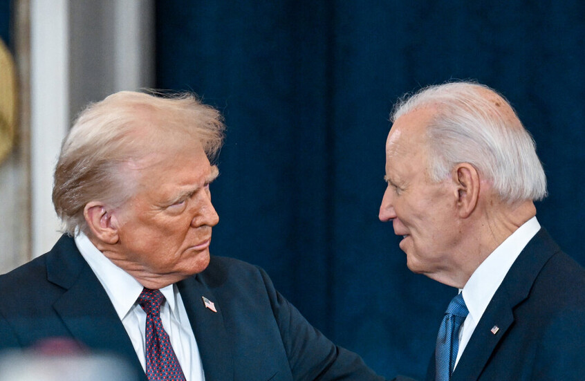 ترامب يسخر من قدرات بايدن الذهنية ويشكك في أدائه المعرفي