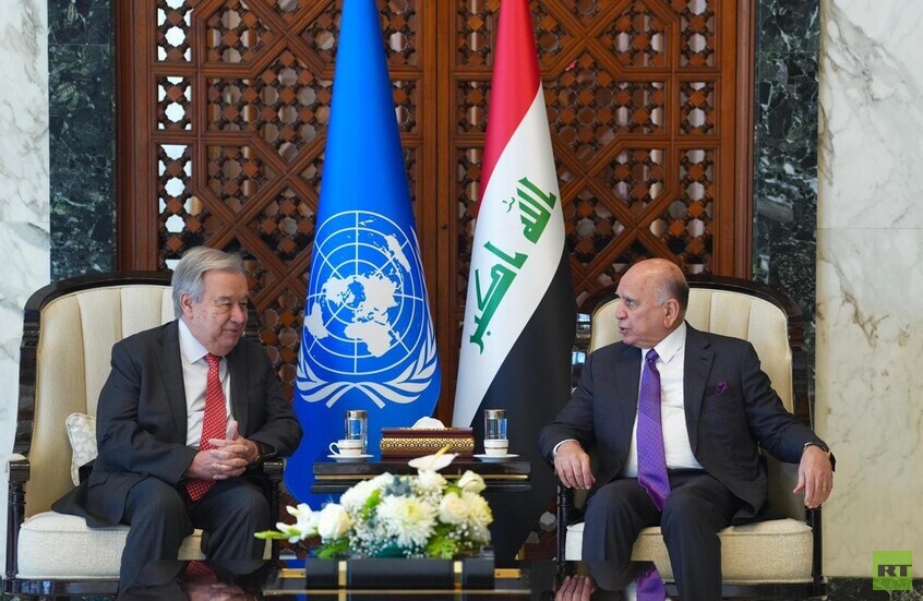 غوتيريش يصل بغداد لإعلان ختام مهمة «يونامي» بعد أكثر من عقدين في العراق