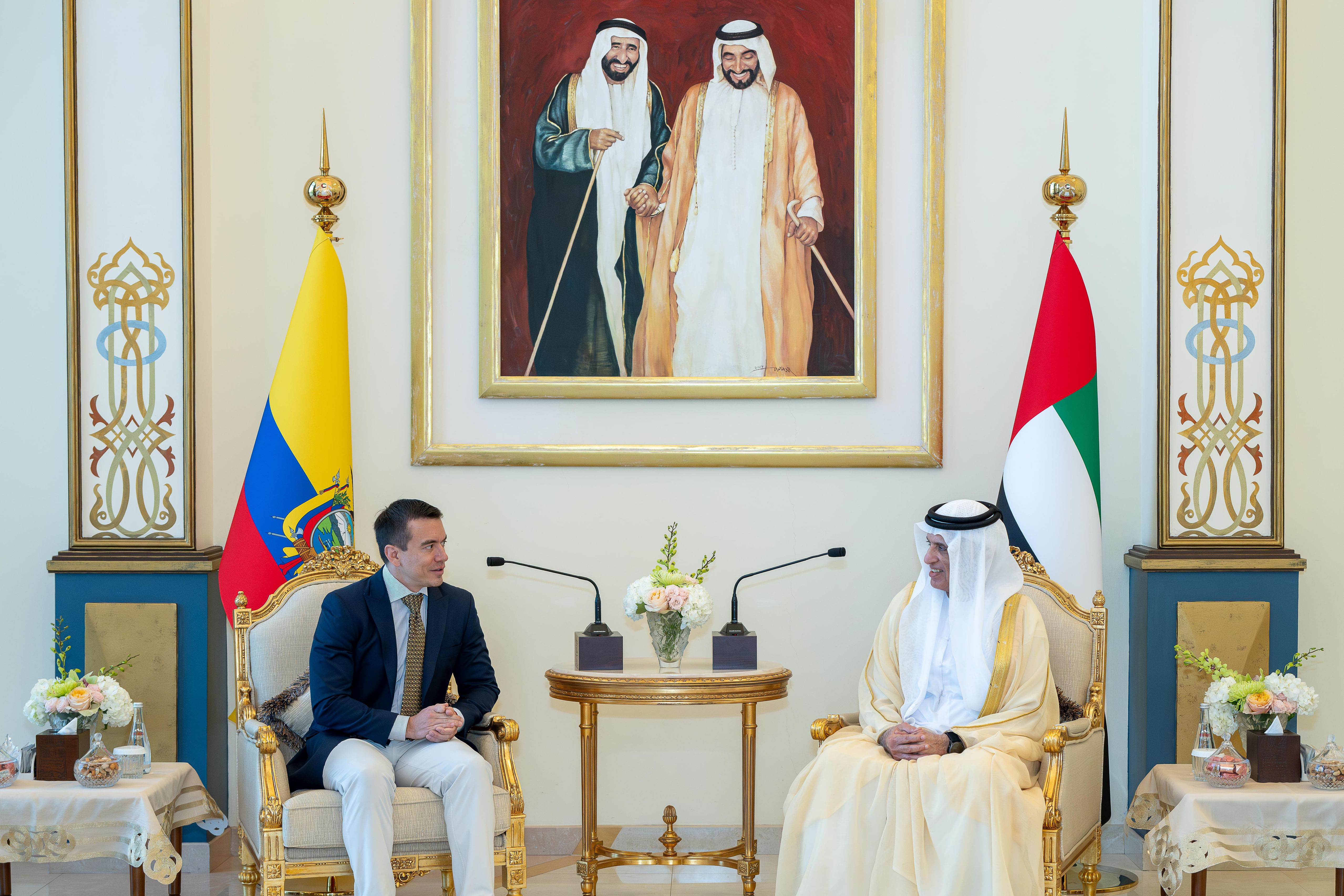 رأس الخيمة تستقبل رئيس الإكوادور لتعزيز الشراكة والتنمية