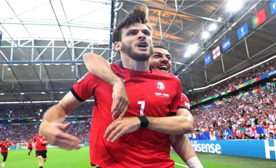 جورجيا تهزم البرتغال وترافقها إلى الدور الثاني من بطولة أمم أوروبا 