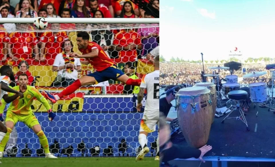 ميج ينسحب من حفله في إشبيلية بسبب انشغال الجماهير بمباراة منتخب إسبانيا