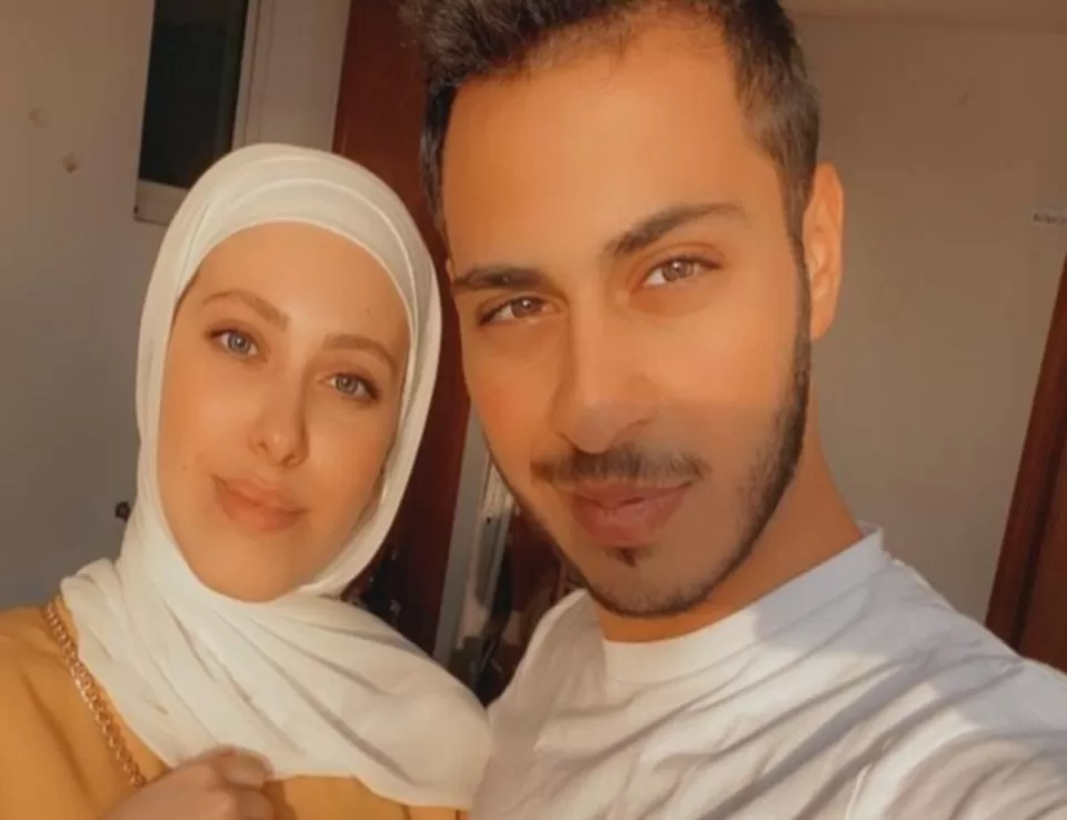 وليد مقداد وزوجته