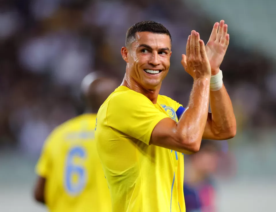 كريستيانو رونالدو قائد فريق النصر السعودي