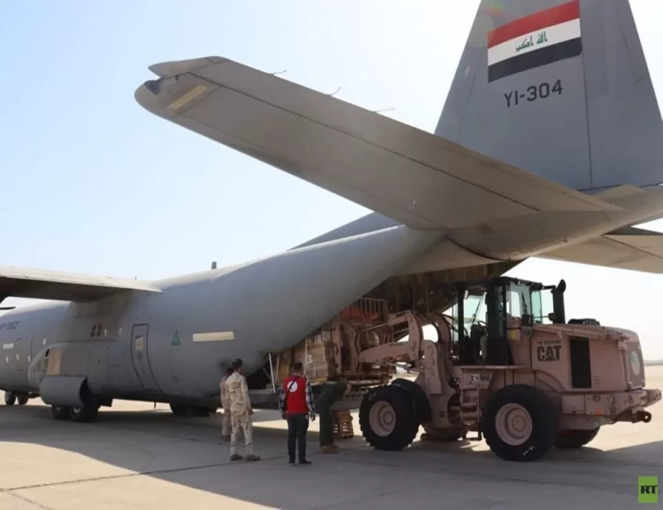 مساعدات طبية عراقية تصل لبنان