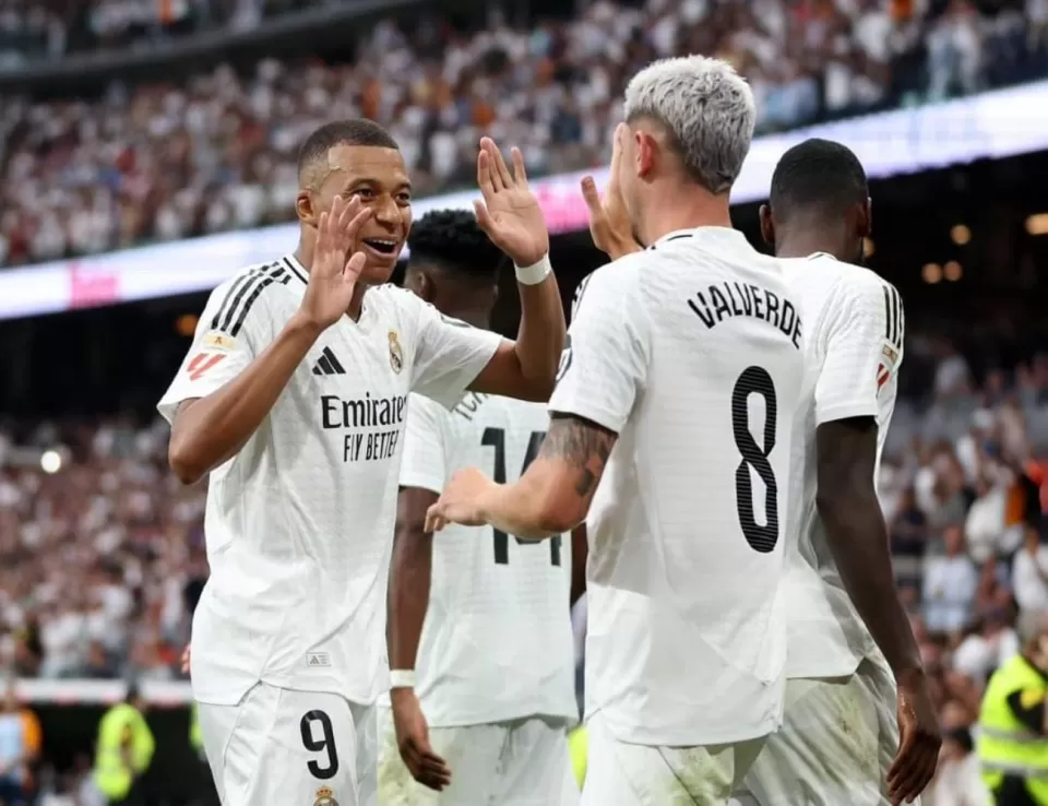 الفرنسي كيليان مبابي ينتفض ويقود ريال مدريد لوصافة الدوري الإسباني 