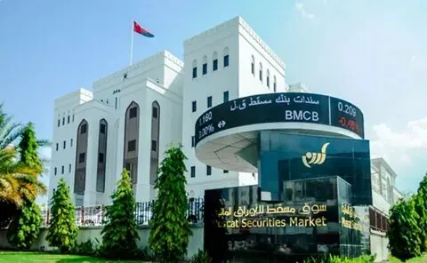 ارتفاع مؤشر بورصة مسقط عند الإغلاق اليوم