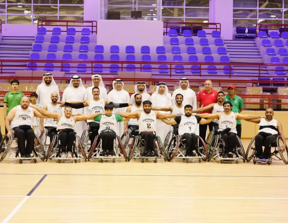 الإمارات: نادي خورفكان لذوي الاحتياجات الخاصة يشارك بـ 12 لاعباً في بطولة غرب آسيا لكرة السلة