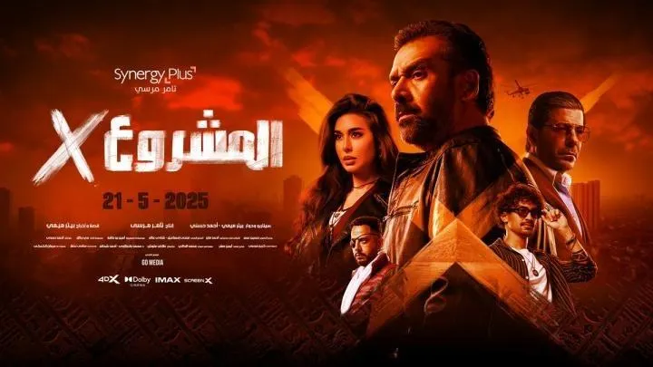فيلم المشروع X للفنان كريم عبدالعزيز يحقق إيرادات تصل إلى 140 مليون جنيه في دور العرض بمصر