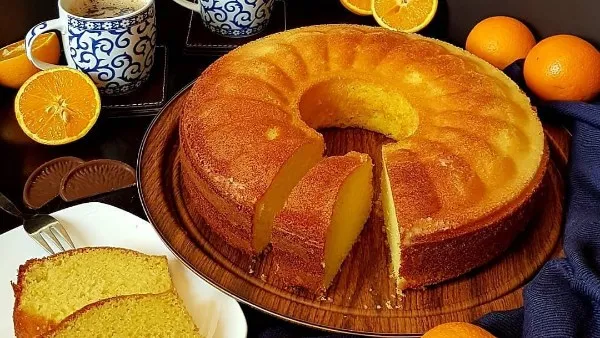 كيكة البرتقال الباردة: حل مثالي للصيف بدون فرن