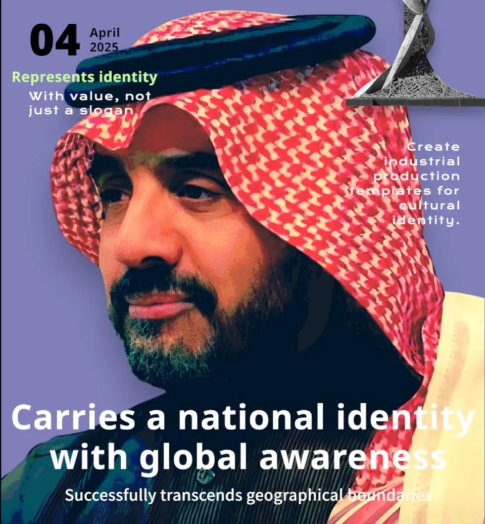 إبراهيم المحارب.. فنان سعودي يحوّل الهوية النجدية إلى لوحات عالمية