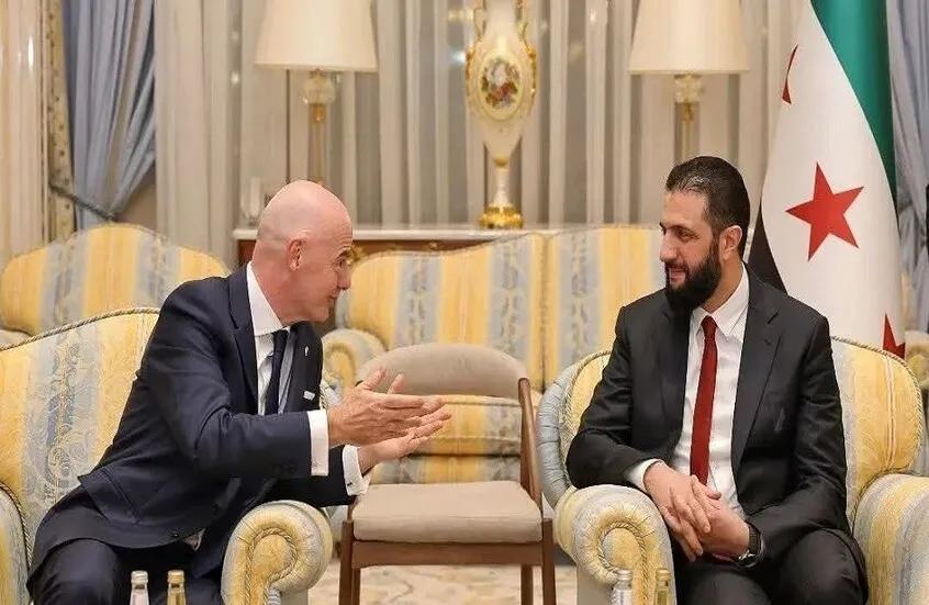 إنفانتينو يشيد برؤية الرئيس السوري ويؤكد دعم الفيفا لعودة كرة القدم في سوريا إنفانتينو يشيد برؤية الرئيس السوري ويؤكد دعم الفيفا لعودة كرة القدم في سوريا