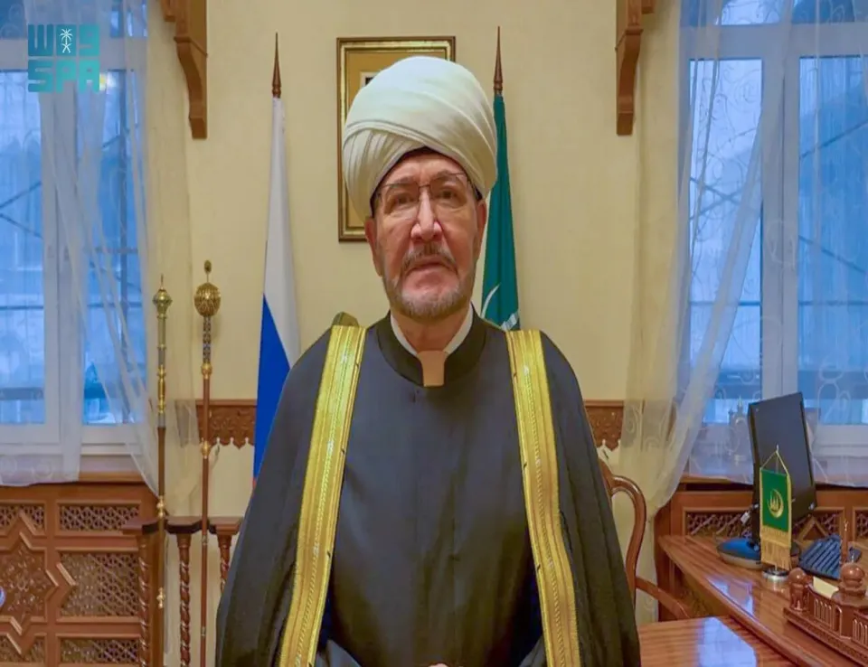 مفتي روسيا يشيد بدور المملكة في دعم مسلمي بلاده وتعزيز التعاون الديني