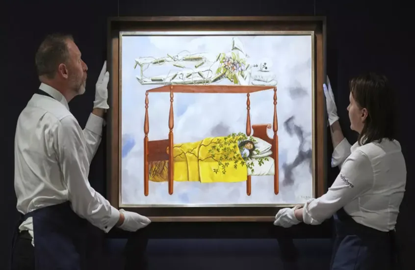 لوحة فريدا كاهلو "الحلم (الغرفة)" تُباع بـ54,66 مليون دولار وتصبح الأغلى لفنانة في التاريخ