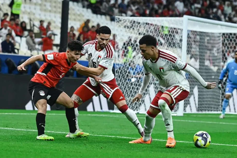 تعادل منتخب الإمارات مع مصر 1-1