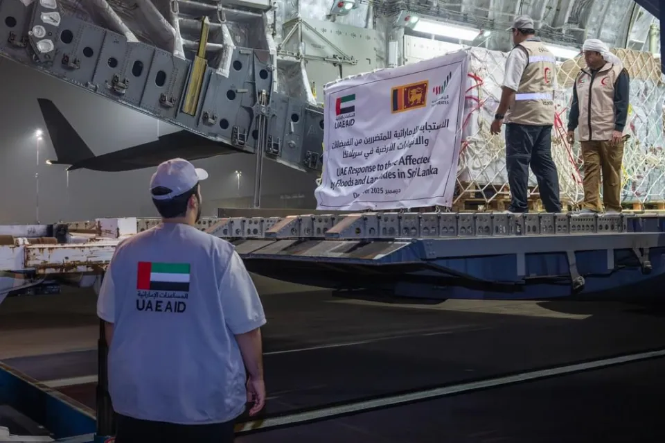 الإمارات تطلق استجابة إنسانية عاجلة لإغاثة سريلانكا بعد كارثة الفيضانات